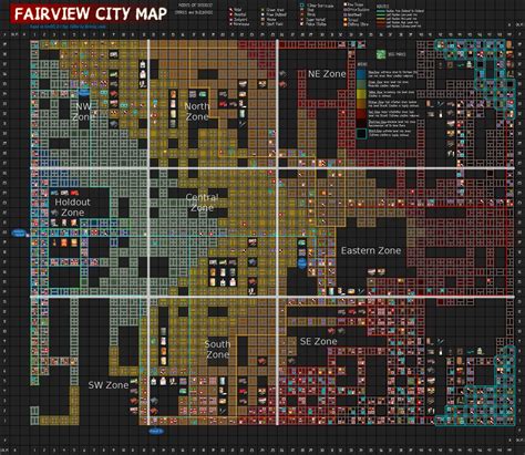 dead frontier map